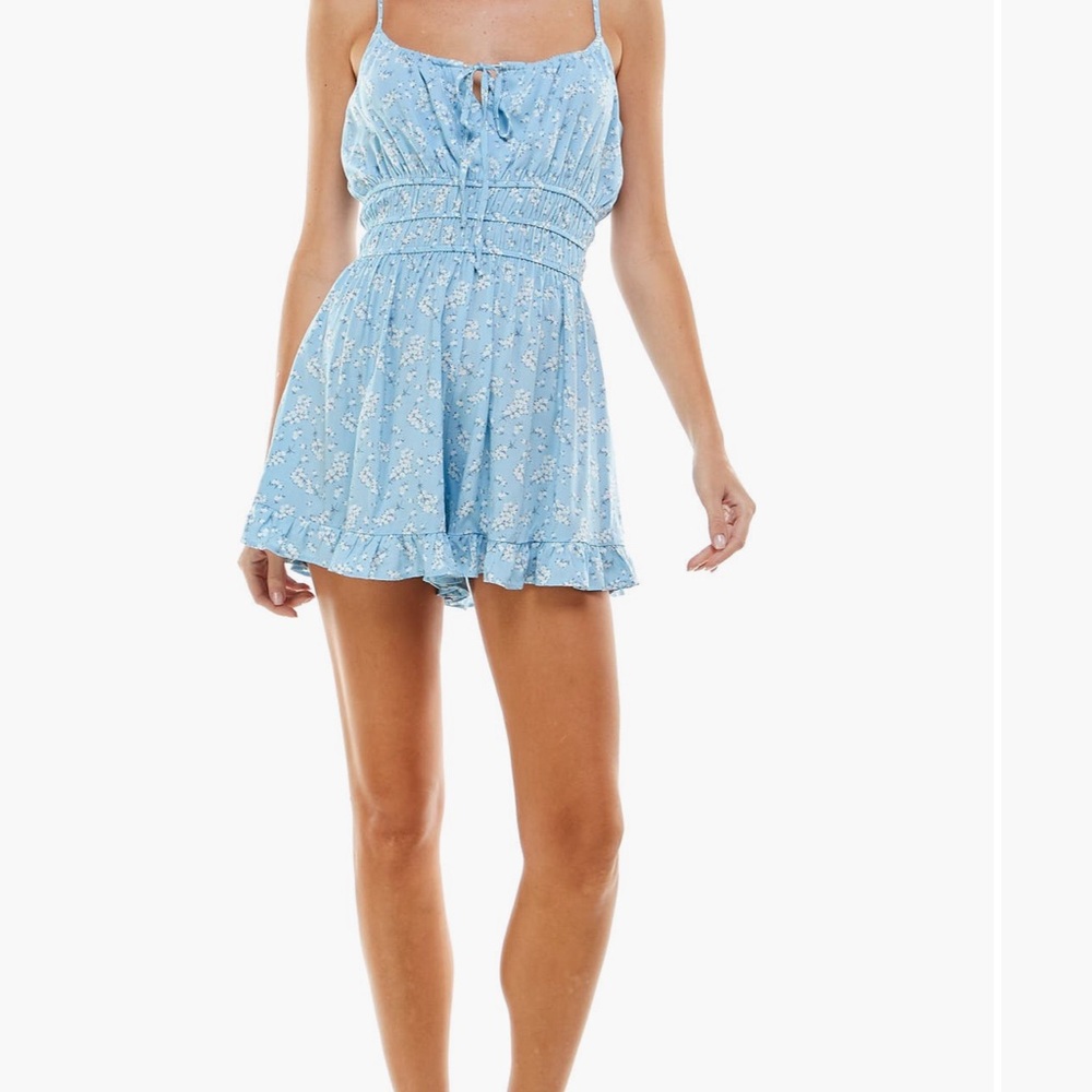 Row A Floral Romper
